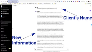 ai reputation management solutions, process, & case study: chatgpt after screenshot